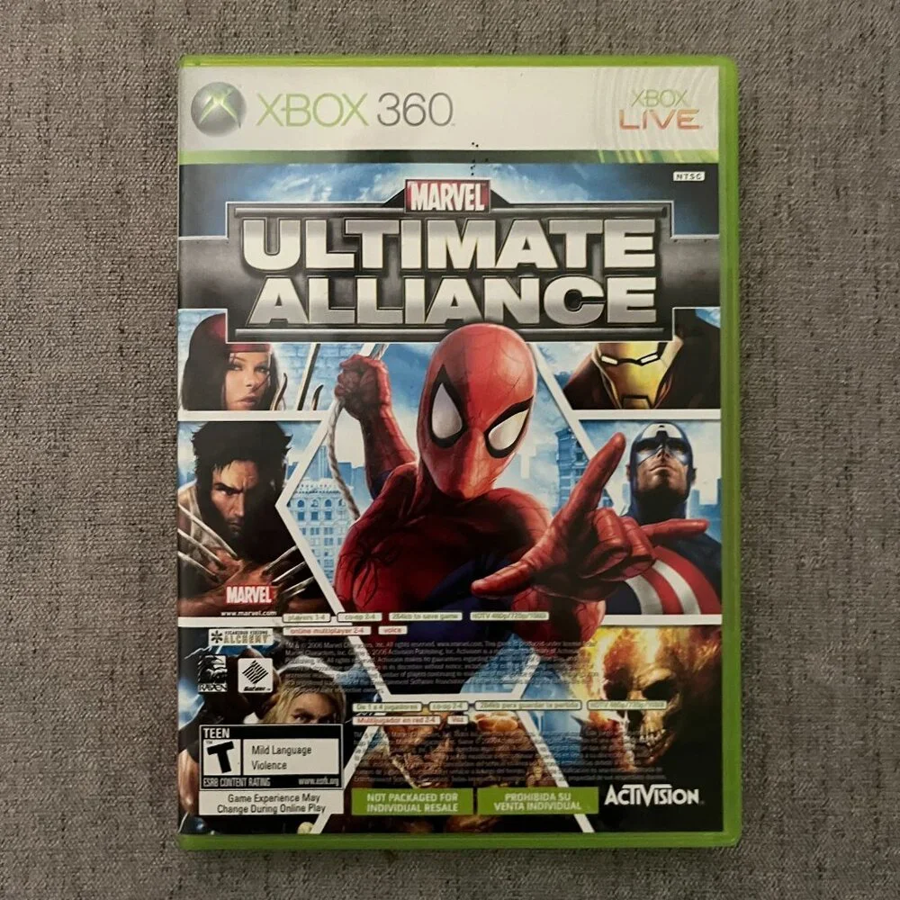 Marvel Ultimate Alliance Forza 2 Dual Pack Bundle Xbox 360 Live Microsoft CIB
